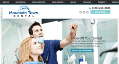 Desktop Screenshot of mountaintowndental.com
